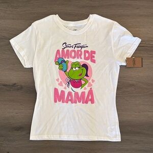 Señor Frogs Amor de Mama Women's Graphic Tee - White‎